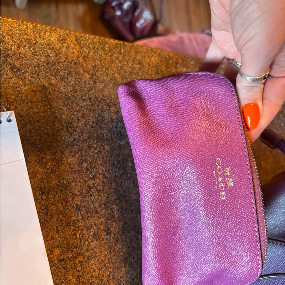 Coach cosmetic bag
